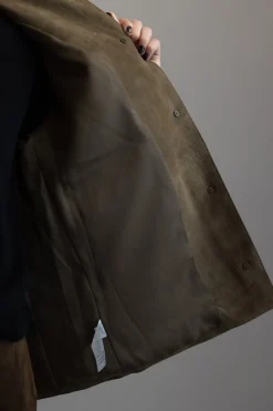 Jakke - Suede Oversized