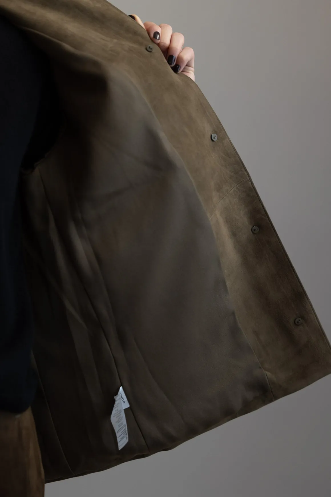 Jakke - Suede Oversized