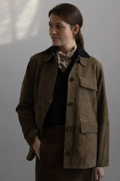 Jakke - Suede Oversized