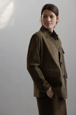 Jakke - Suede Oversized