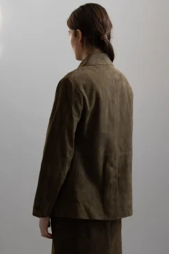 Jakke - Suede Oversized