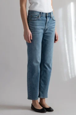 Jeans - Harlow Mid- Rise Ankle Straight