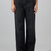 Jeans - Shea High-Rise Straight Black Stained