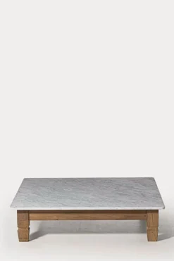 Jeko 11 - Bord Teak/Marmor 120x120cm