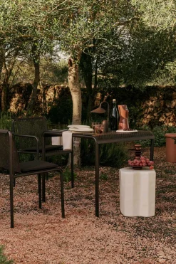 Kafébord - Dapple 80x80cm Dark Chocolate