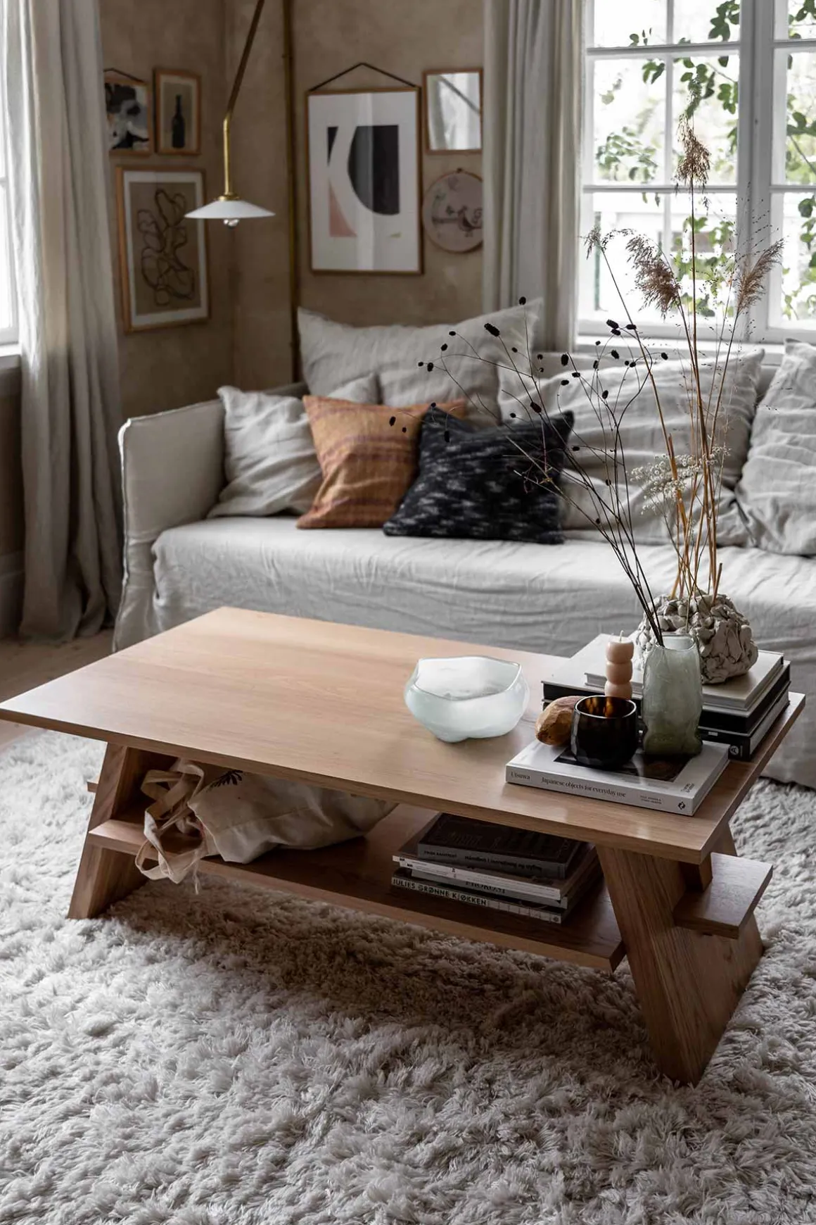 Kaffebord - Bolina 35 120x60xh40cm Lakkert Eik