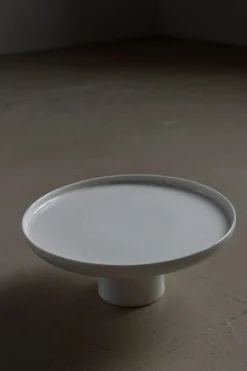 Kakefat - Porselen Dia27xH11,5cm Vanilje