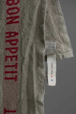 Kjøkkenhåndkle - Bon Appetit 45x75cm Natur/Rød