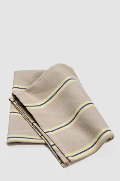 Kjøkkenhåndkle - Hale Tea Towel Oyster/Lemon/Bright Blue