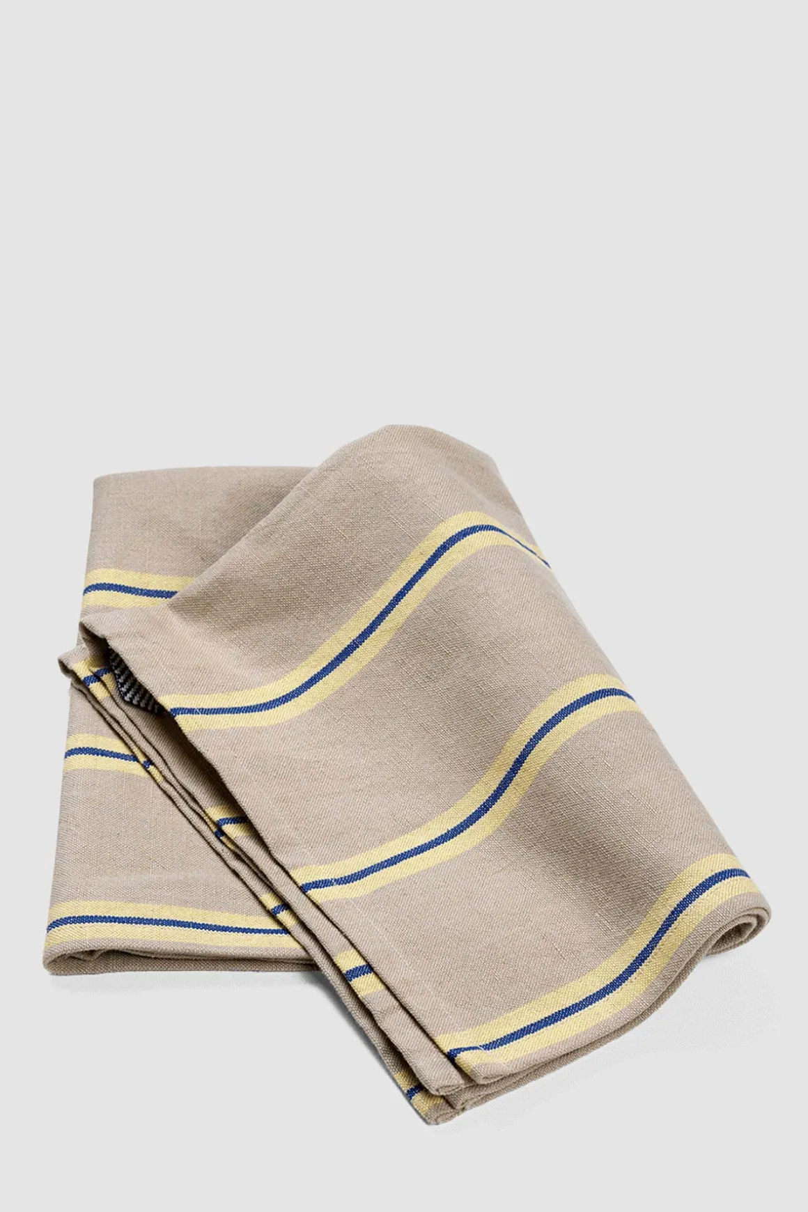Kjøkkenhåndkle - Hale Tea Towel Oyster/Lemon/Bright Blue