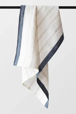Kjøkkenhåndkle - Maya Navy Stripe