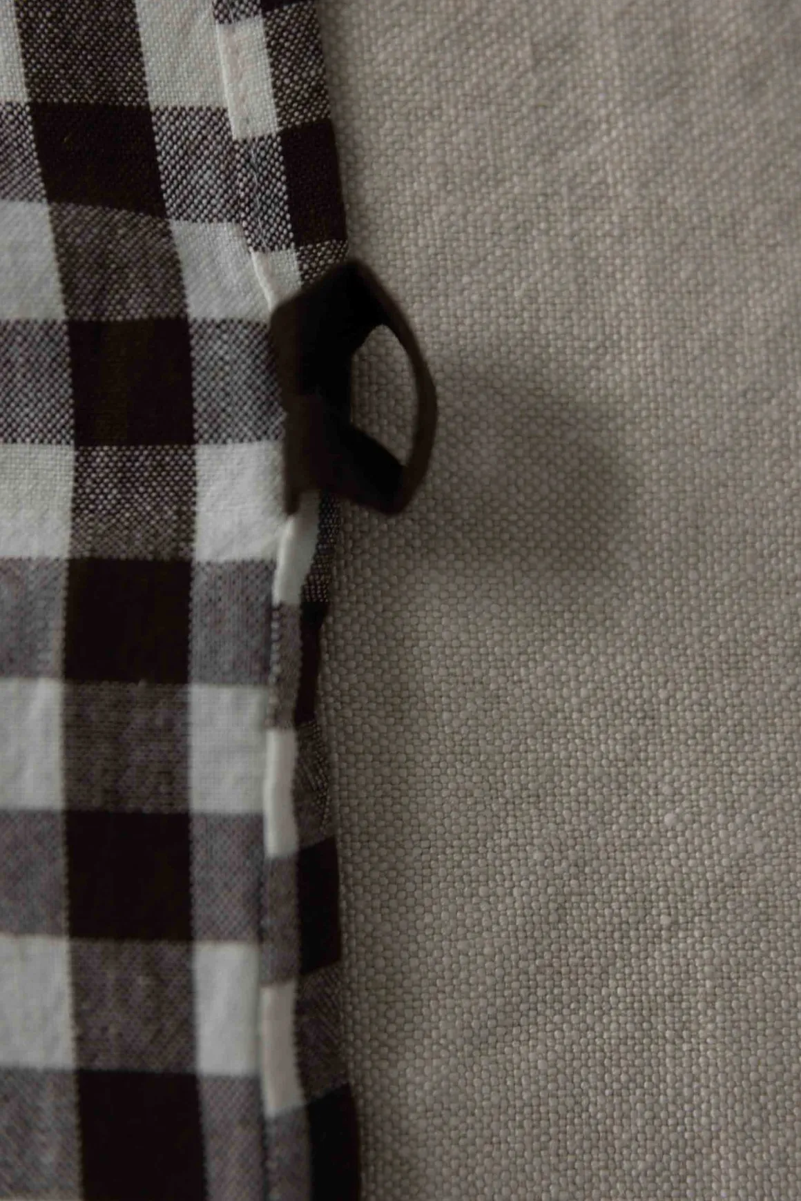 Kjøkkenhåndkle - Rutete Brun/Hvit