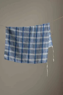 Kjøkkenhåndkle - 55x80cm Blue Chiné Checks