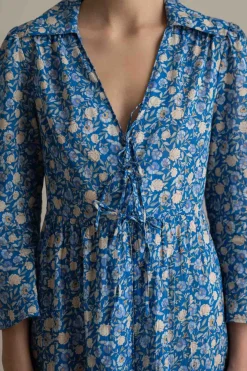 Kjole - Franchi Dress Shell Pansy Indigo