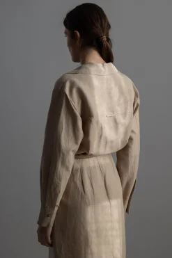 Kjole - Wrap Shirt Dress