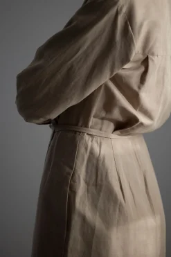 Kjole - Wrap Shirt Dress