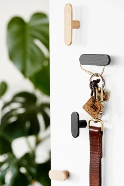 Knagg - Band Knob/Hook L Black