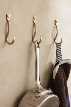 Knagg - Curvature Brass 3pk