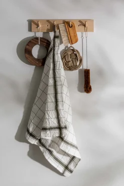 Knaggrekke - 4 knagger 39cm Bjørk