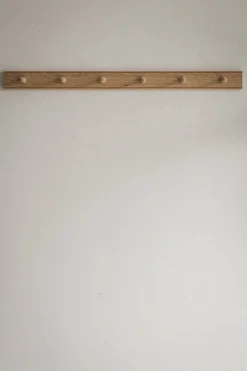 Knaggrekke - Shaker 6 Knagger Eik