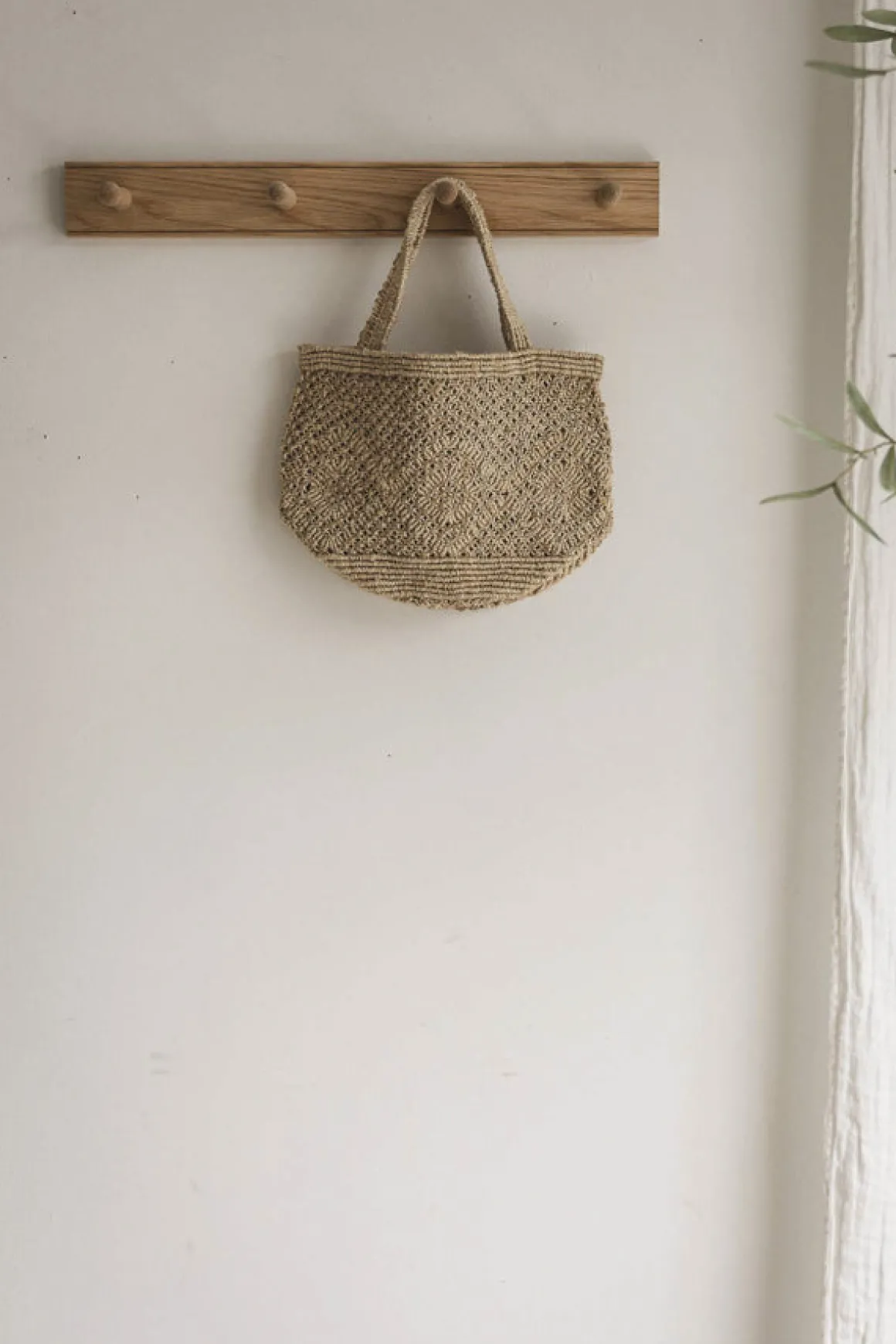 Knaggrekke - Shaker 4 Knagger Eik