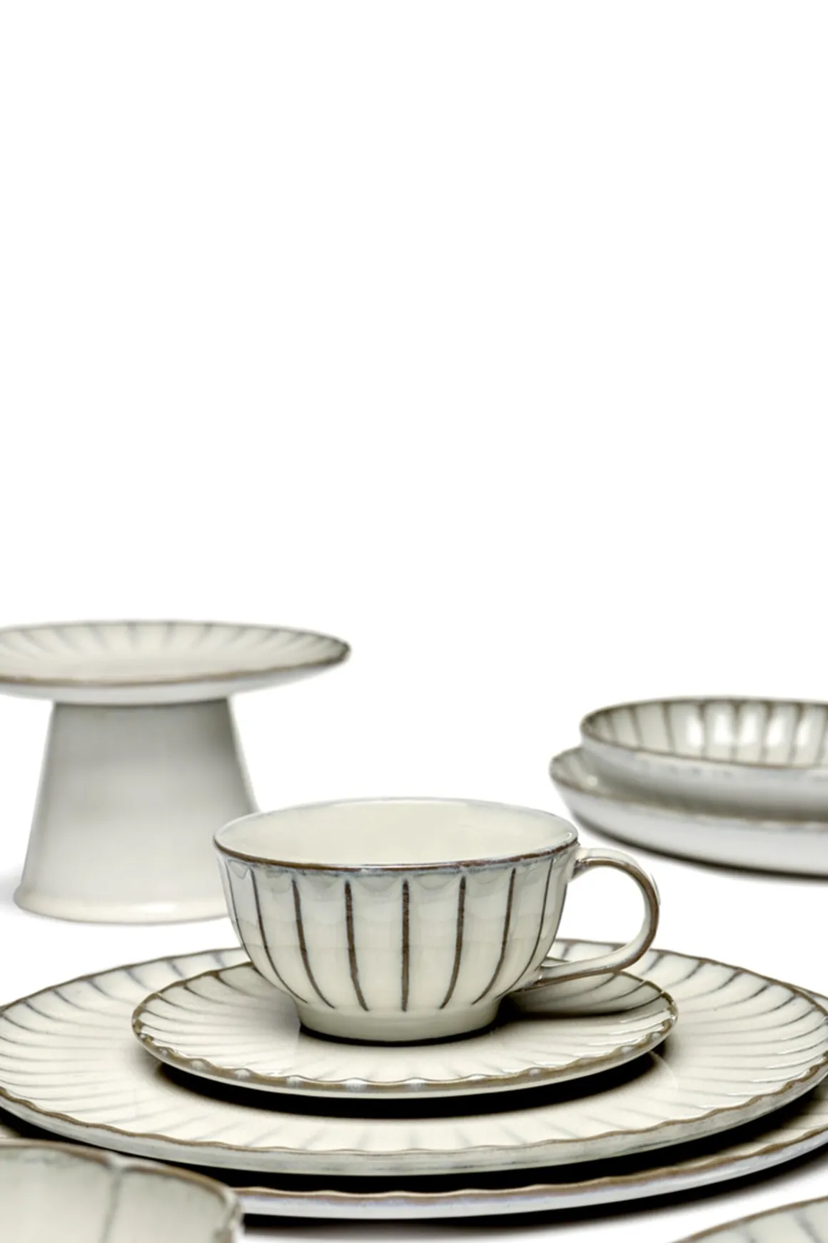 Kopp - Inku Capuccino m/skål Hvit