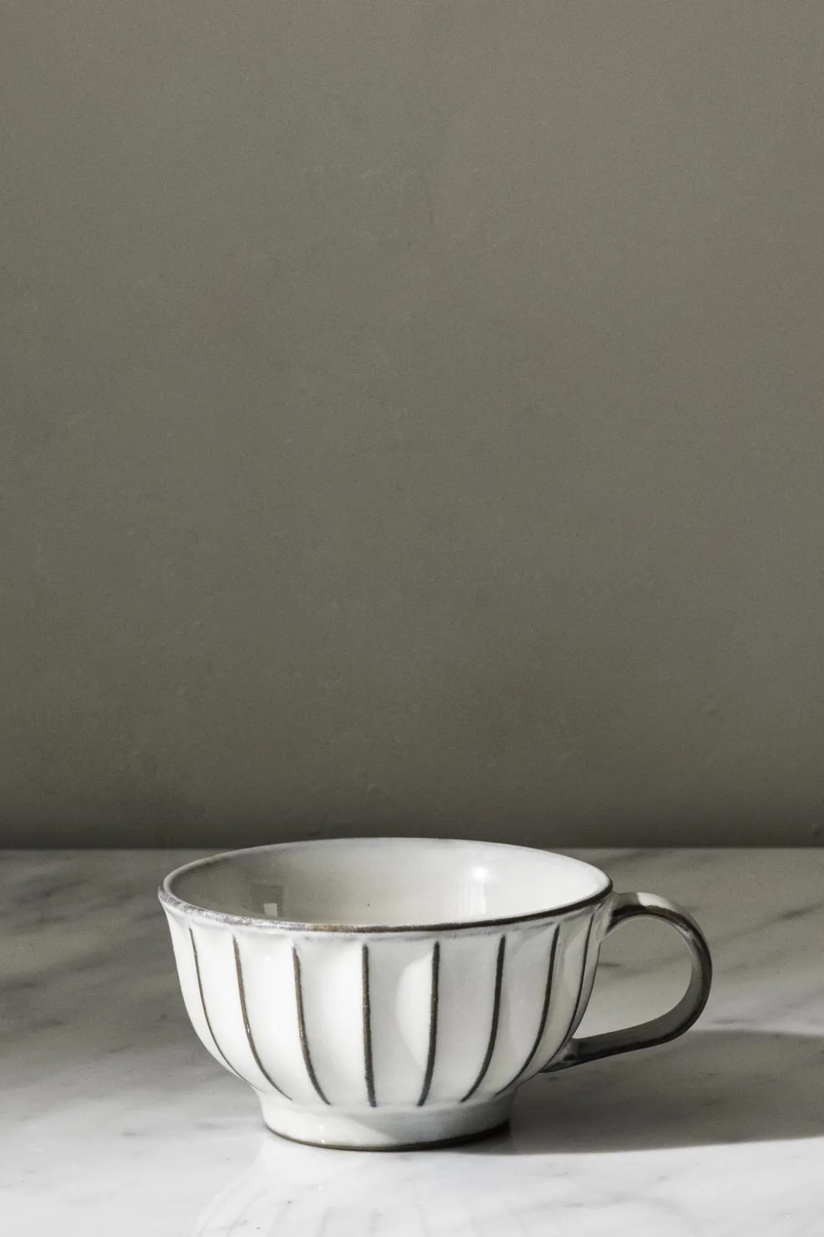 Kopp - Inku Capuccino m/skål Hvit