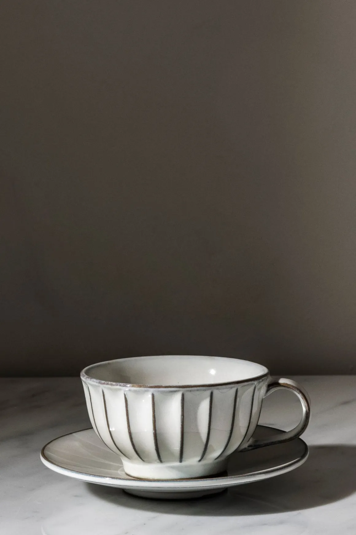 Kopp - Inku Capuccino m/skål Hvit