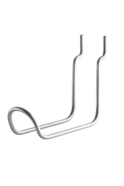 Krok - Vertikal dobbelkrok Rustfritt Stål 2pk