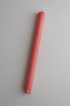 Kronelys - H27cm Korall