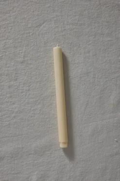 Kronelys - H27cm Krem