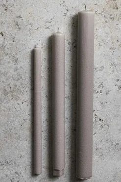 Kronelys - H27cm Latte