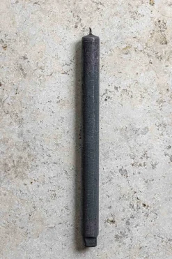 Kronelys - h27cm Sort