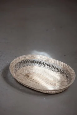 Kurv - Oval Lace 36x25cm