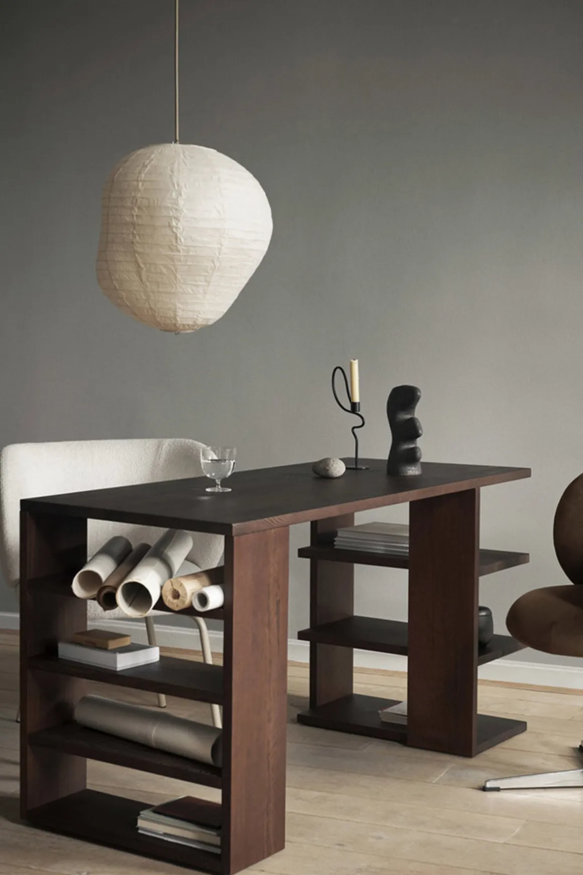 Lampeskjerm - Kurbis Lampshade 40 Natural