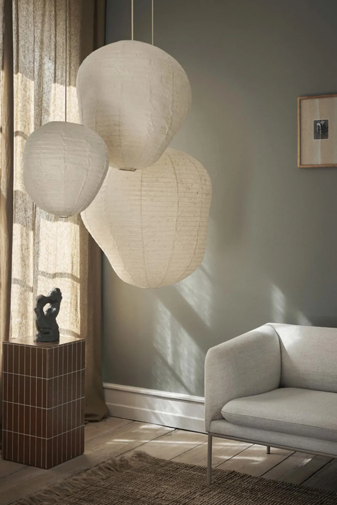 Lampeskjerm - Kurbis Lampshade 40 Natural