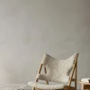 Lenestol - Knitting Lounge Chair, Natural Oak, Sheepskin Natur