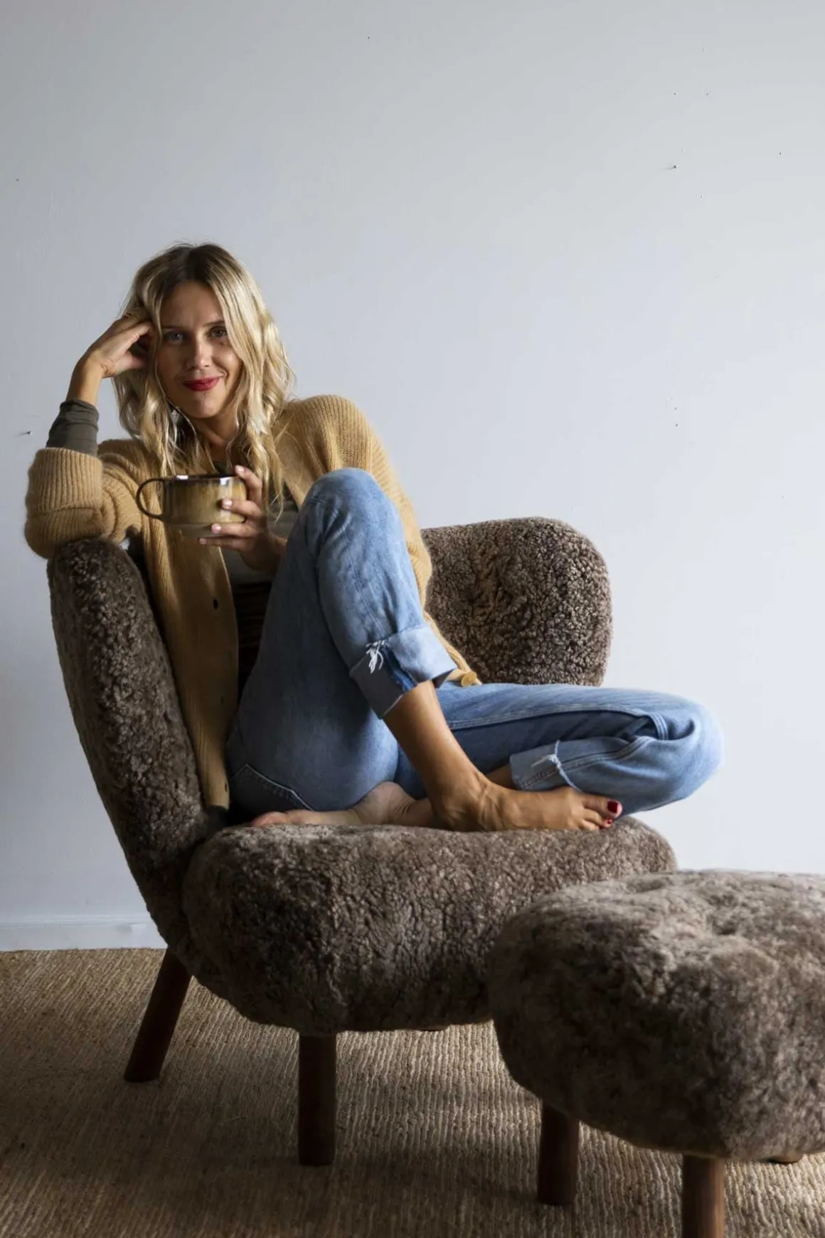 Lenestol - Little Petra Sahara/Valnøtt