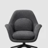 Lenestol - Swoon Lounge Petit 1776 Hallingdal 180 Swivel Sort