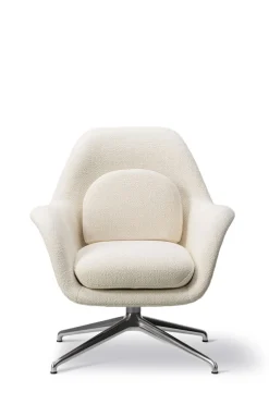 Lenestol - Swoon Lounge Petit 1776 Carlotto 200 Swivel Krom