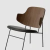 Lenestol - The Penguin Lounge 842 Dakar, Black Steel, Walnut