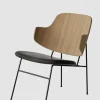 Lenestol - The Penguin Lounge 842 Dakar, Black Steel, Natural Oak
