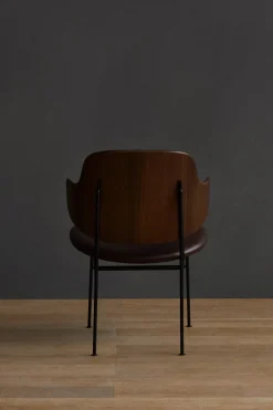 Lenestol - The Penguin Lounge 329 Dakar, Black Steel, Walnut