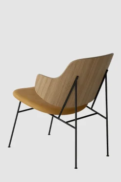 Lenestol - The Penguin Lounge 250 Dakar, Black Steel, Natural Oak