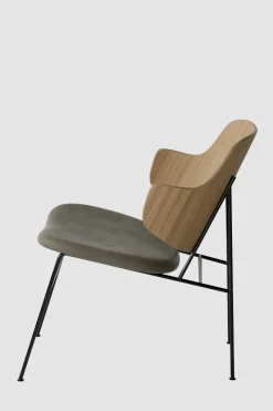 Lenestol - The Penguin Lounge 329 Dakar, Black Steel, Natural Oak