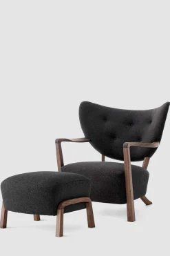 Lenestol - Wulff Hallingdal 376/Valnøtt