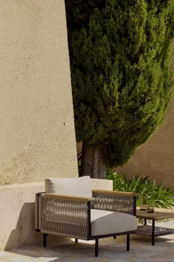 Loungestol - Corbey Sort/Oyster