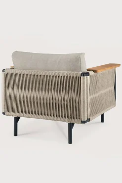 Loungestol - Corbey Sort/Oyster