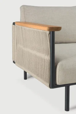 Loungestol - Corbey Sort/Oyster