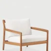 Loungestol - Jack Outdoor Lounge Off-White Teak